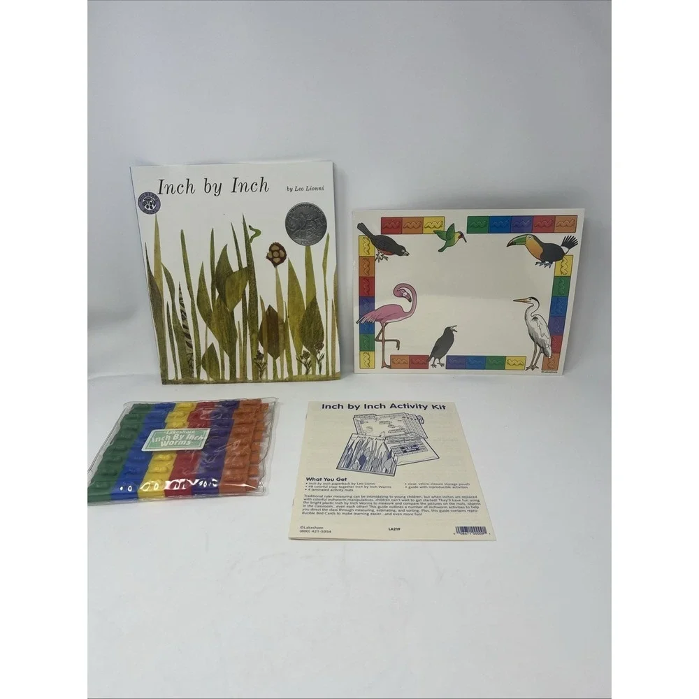 Vintage Lakeshore Inch by Inch Activity Kit LA219 NEW Complete Leo Lionni Worms
